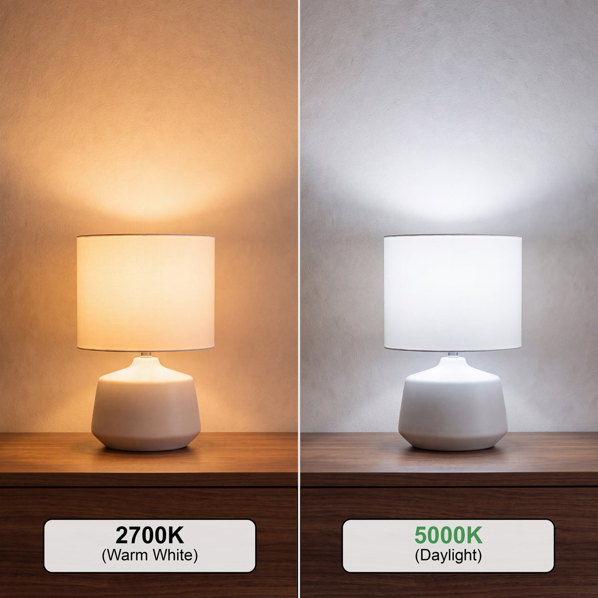 Dimmable A19 LED Light Bulbs - 4 Pack