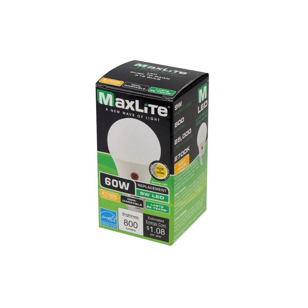 Dusk to Dawn A19 LED bulb