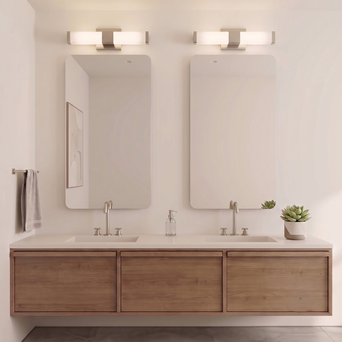 18 in. LED Vanity Bar, Brushed Nickel, CCT Selectable