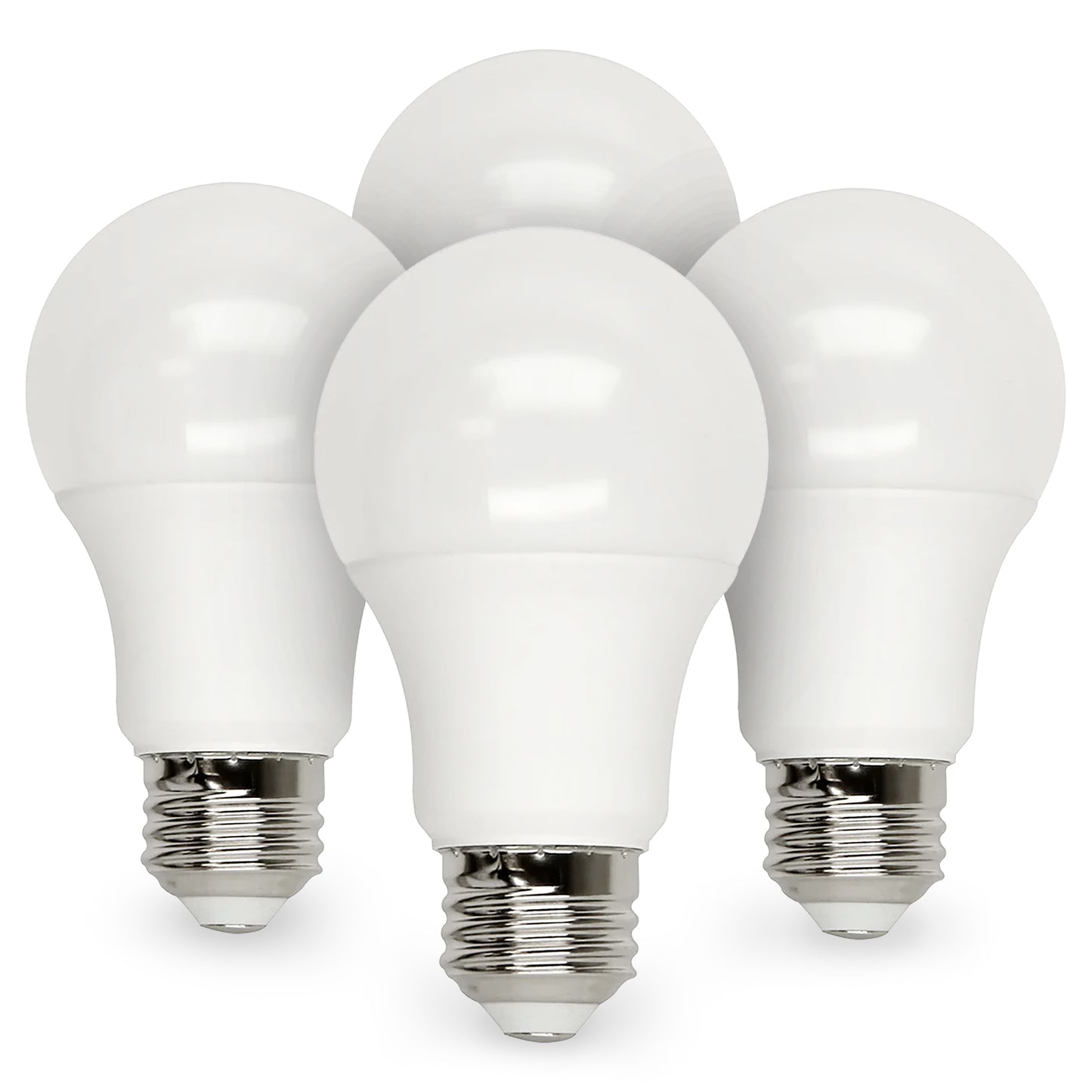 Dimmable A19 LED Light Bulbs - 4 Pack