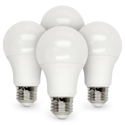 Dimmable A19 LED Light Bulbs - 4 Pack