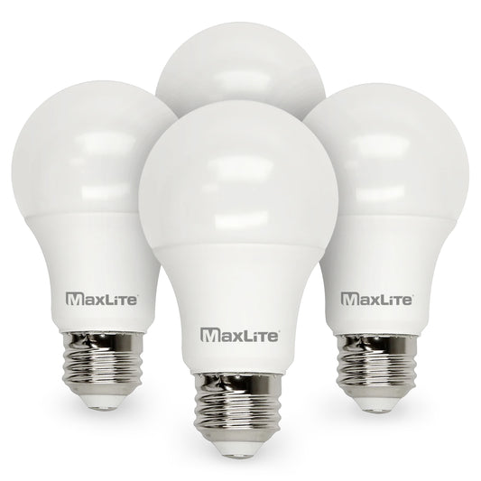 Dimmable A19 LED Light Bulbs - 4 Pack