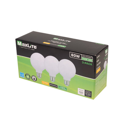 EFF4.5G25D27/3P/WS   G25 Led Globe Bulb 3 Pack