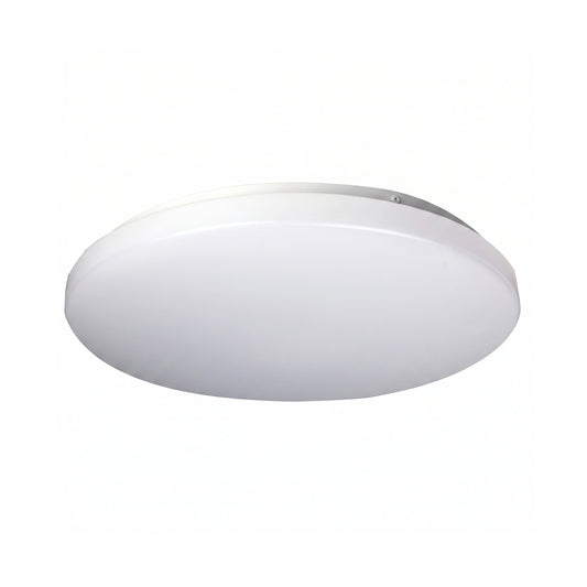11 in. Puff Flush Mount, White, Wattage and CCT Selectable