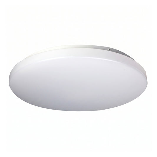 13 in. Puff Flush Mount, White, Wattage and CCT Selectable