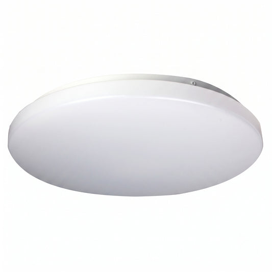 15 in. Puff Flush Mount, White, Wattage and CCT Selectable