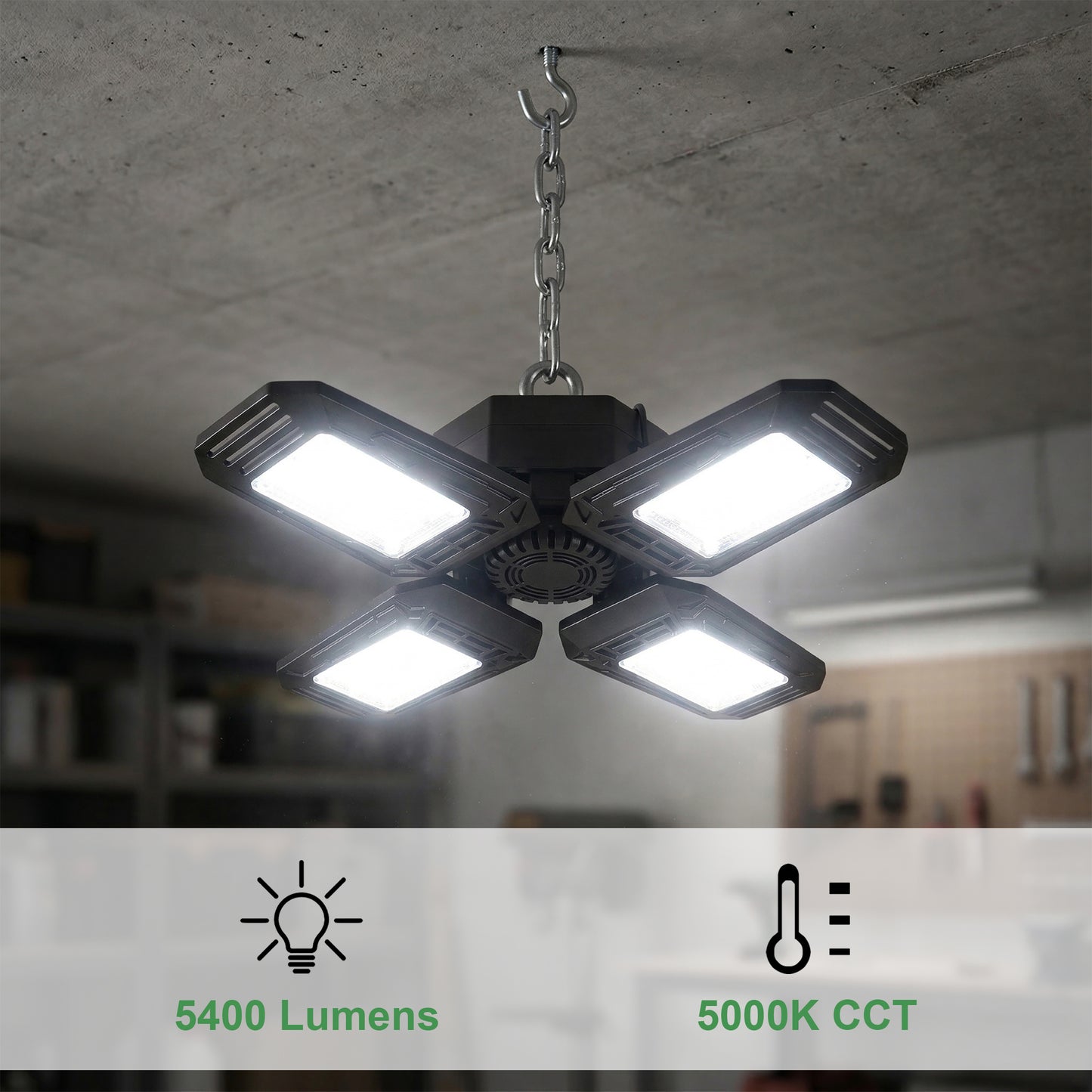 MaxLite Garage Light with cord