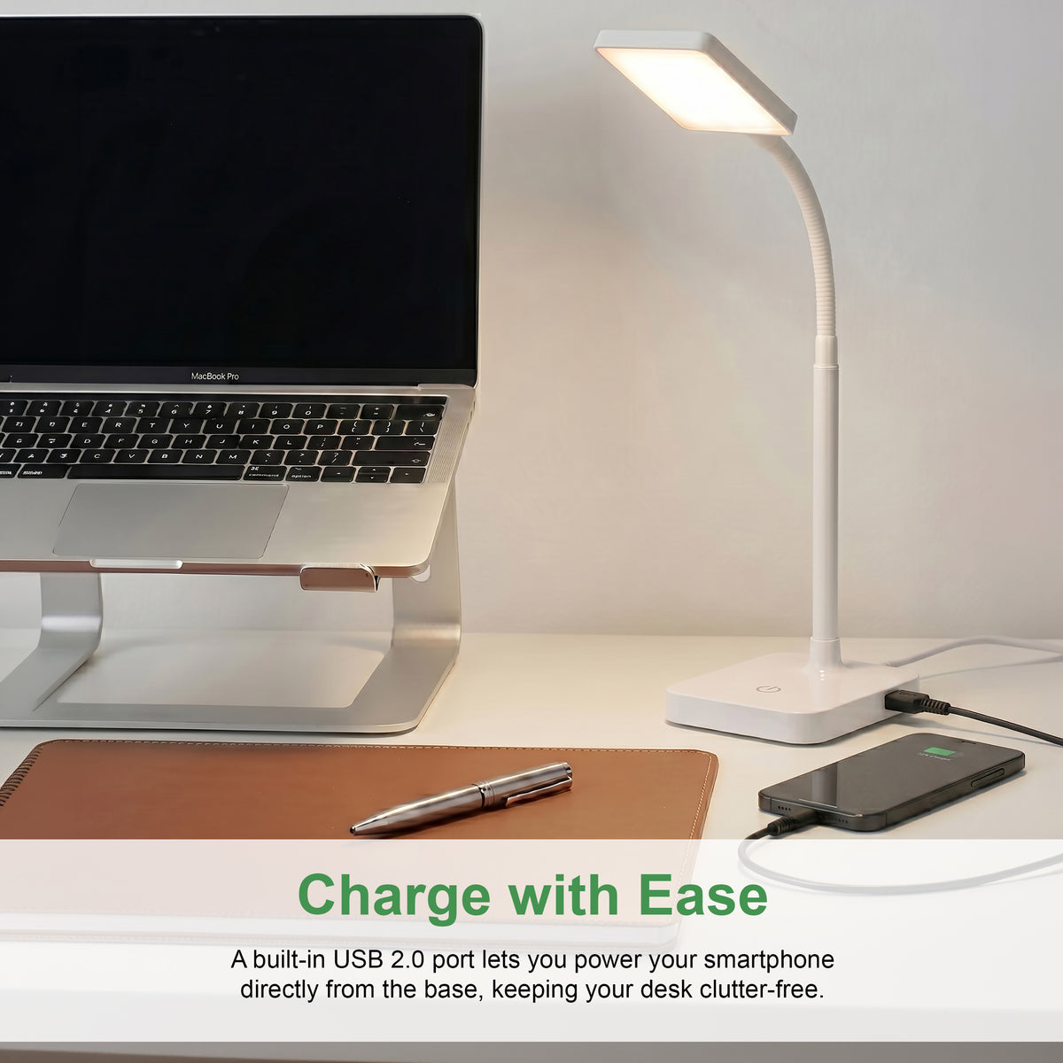 ML7LA4S30WH   LED Desk Lamp White
