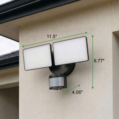 LED Motion and Dusk to Dawn Outdoor Flood Light fixture