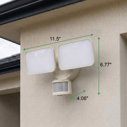 LED Motion and Dusk to Dawn Outdoor Flood Light fixture
