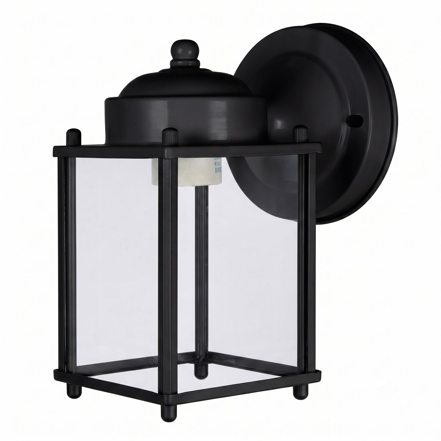 Black Colonial Outdoor Wall Light, E26 Socket