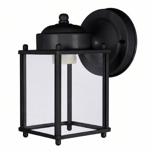 Black Colonial Outdoor Wall Light, E26 Socket