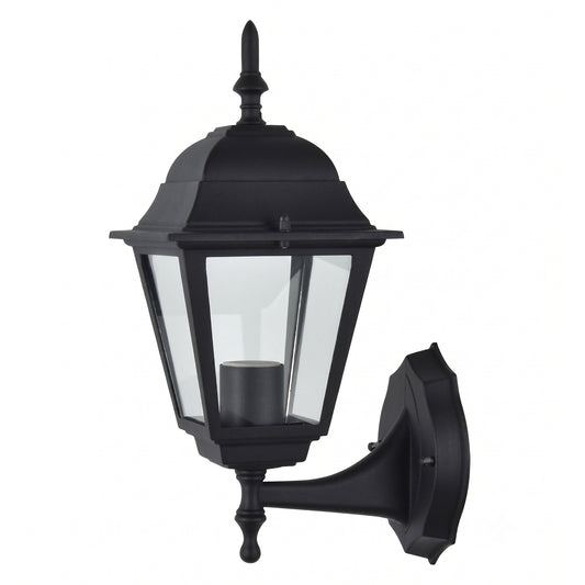 Black Classic Coach Outdoor Wall Light, E26 Socket