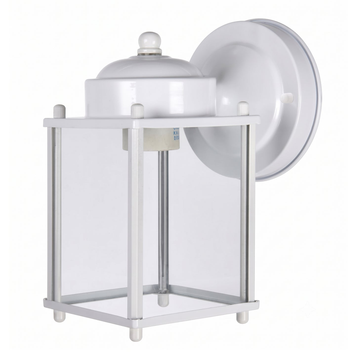 White Colonial Outdoor Wall Light, E26 Socket