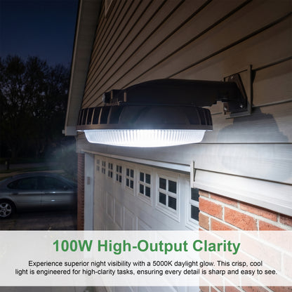 MaxLiteHome Area Light. - 10,000 Lumen Barn Light with Photocell