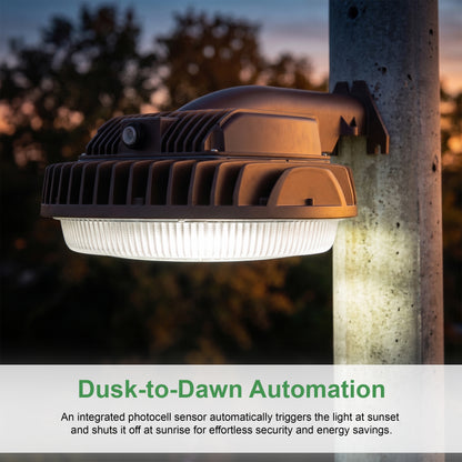 MaxLiteHome Area Light. - 10,000 Lumen Barn Light with Photocell