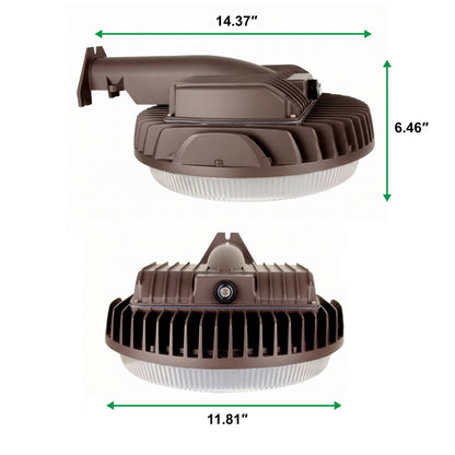 MaxLiteHome Area Light. - 10,000 Lumen Barn Light with Photocell