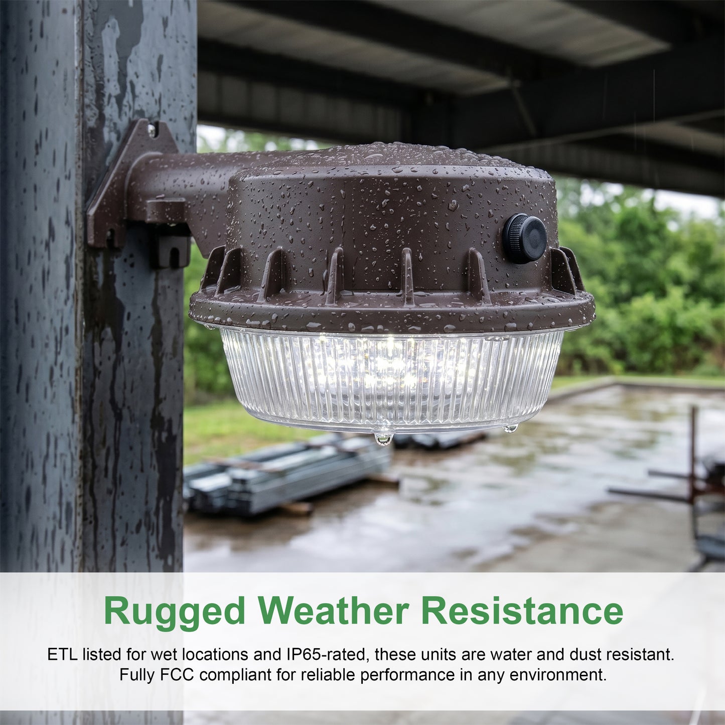 LED Outdoor Area Light Dusk to Dawn 4000 Lumen
