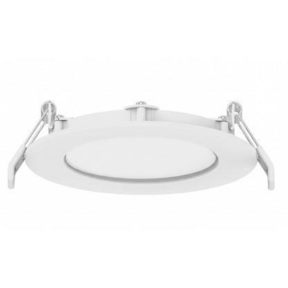 SLIM SMOOTH ROUND DOWNLIGHT, 8 INCH, 23W, 120V - TRIAC DIMMING, 2700/3000/3500/4000/5000K CCT SELECTABLE, WHITE