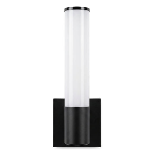 14 in. LED Wall Sconce, Black, CCT Selectable