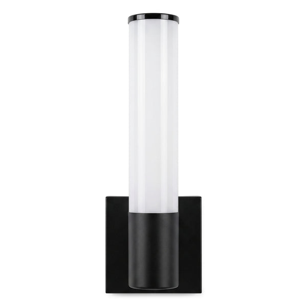 14 in. LED Wall Sconce, Black, CCT Selectable